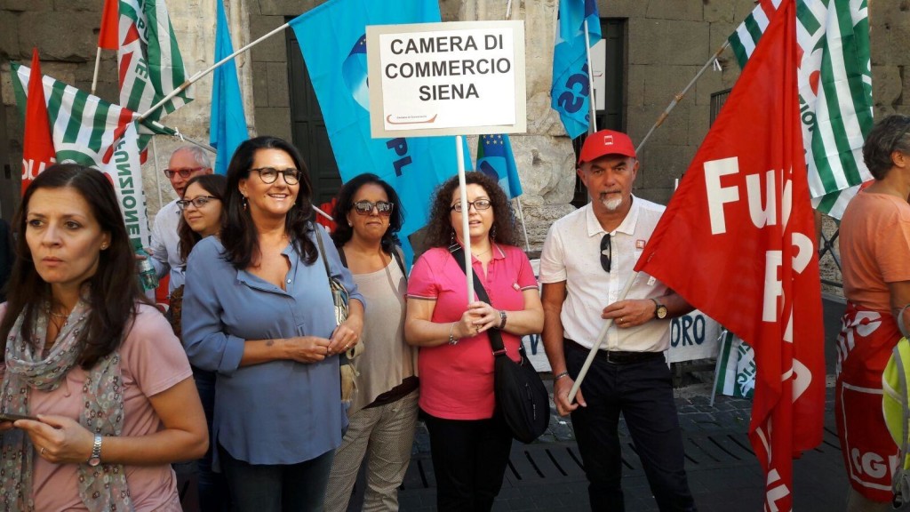 Sindacati senesi a Roma in difesa delle Camere di Commercio