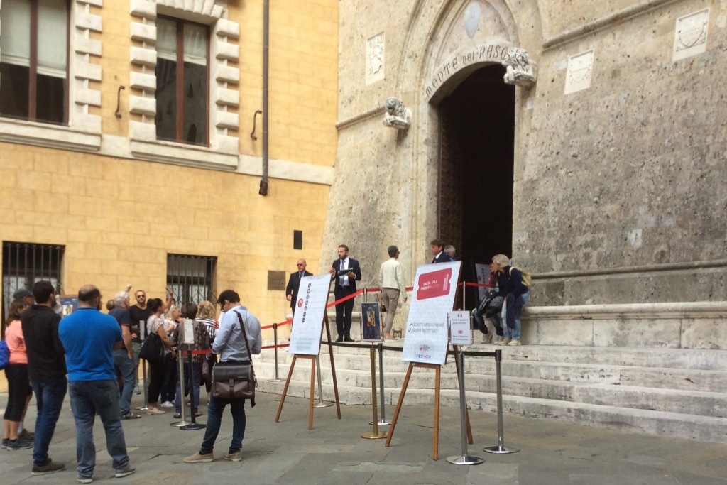 Monte dei paschi, oltre duemila persone aderiscono a "Invito a Palazzo"