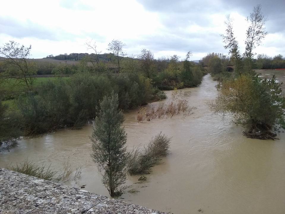 Maltempo: fiumi senesi in piena ma nessuna criticità