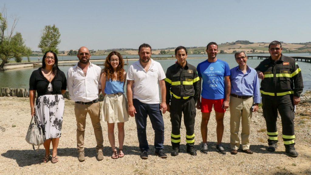 Al Lago di Chiusi il grande Triathlon per assegnare il titolo nazionale dei Vigili del Fuoco