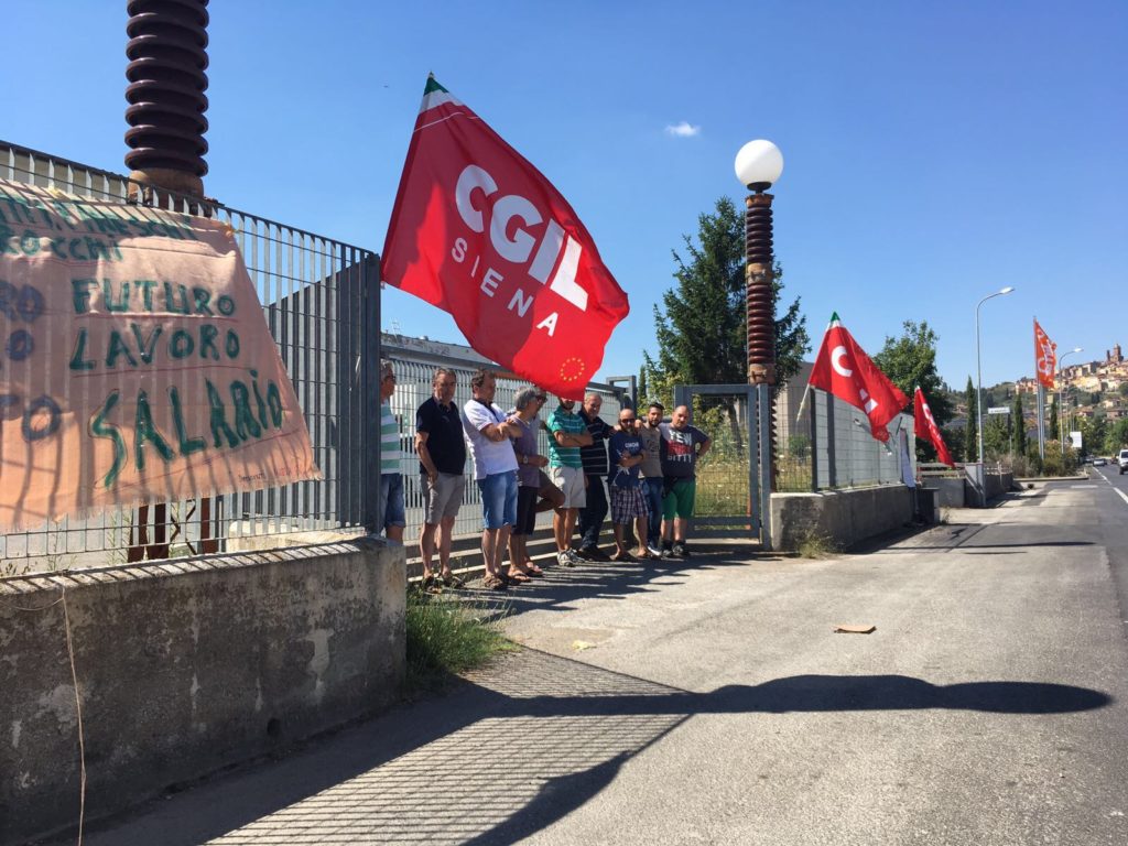 Nuova Rocchi, presidio per salvare il lavoro di venti famiglie