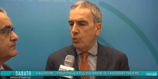 Valentini a Siena Tv: "Propongo a Fulvio Bruni di lavorare insieme"