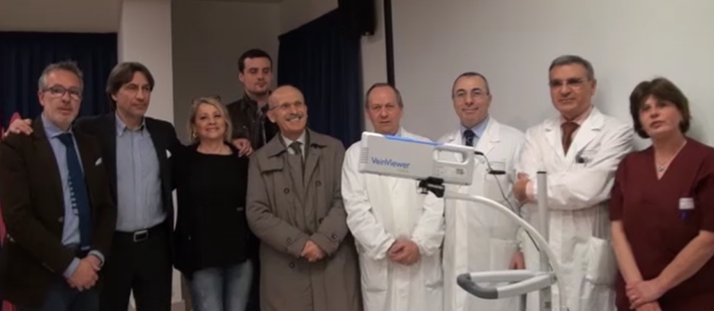 Inaugurato il nuovo Vein Viewer donato in Pediatria