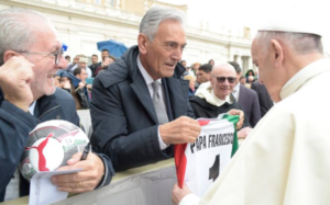 La Robur in udienza da Papa Francesco