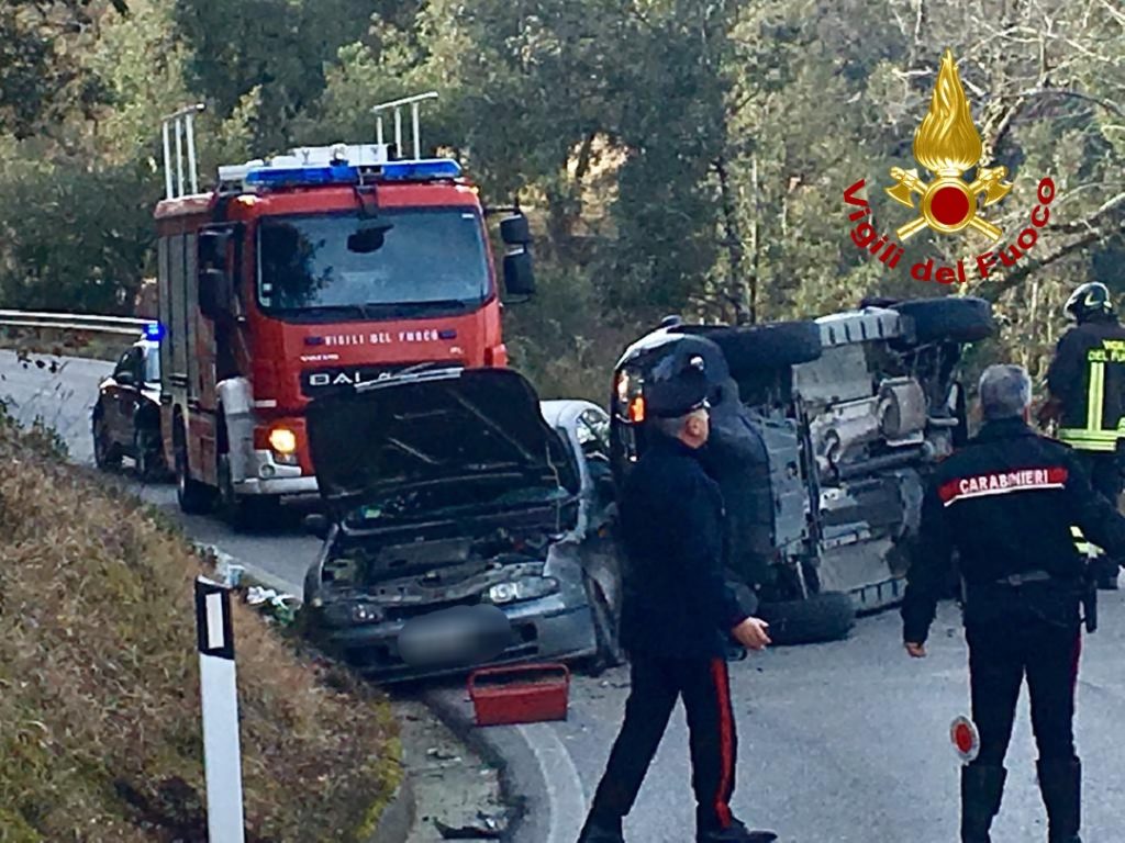 Scontro tra due auto a Rapolano Terme