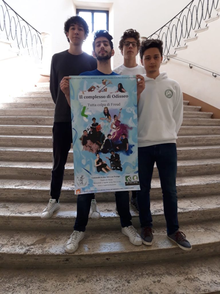 Presentata la nuova Commedia del Liceo Classico, “Il complesso di Odisseo, ovvero Tutta colpa di Freud”