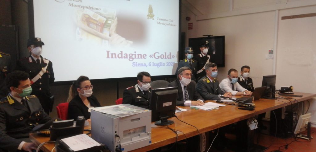 Operazione "Gold", i dettagli: usura ed estorsione, sbaragliato gruppo criminale nel senese