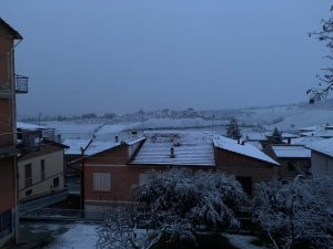 Neve nei dieci comuni della Valdichiana senese, la situazione