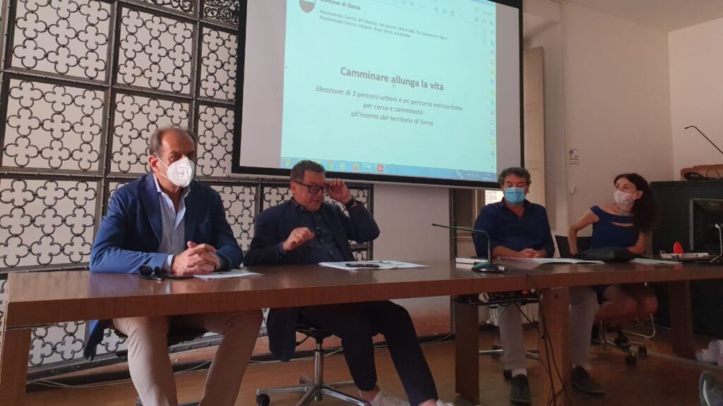 Comune di Siena: presentato il progetto "camminare allunga la vita"