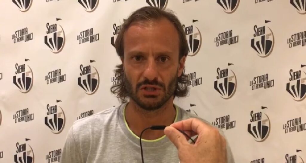 Siena, mister Gilardino: "Il ripescaggio? Ora pensiamo solo a lavorare sul campo"