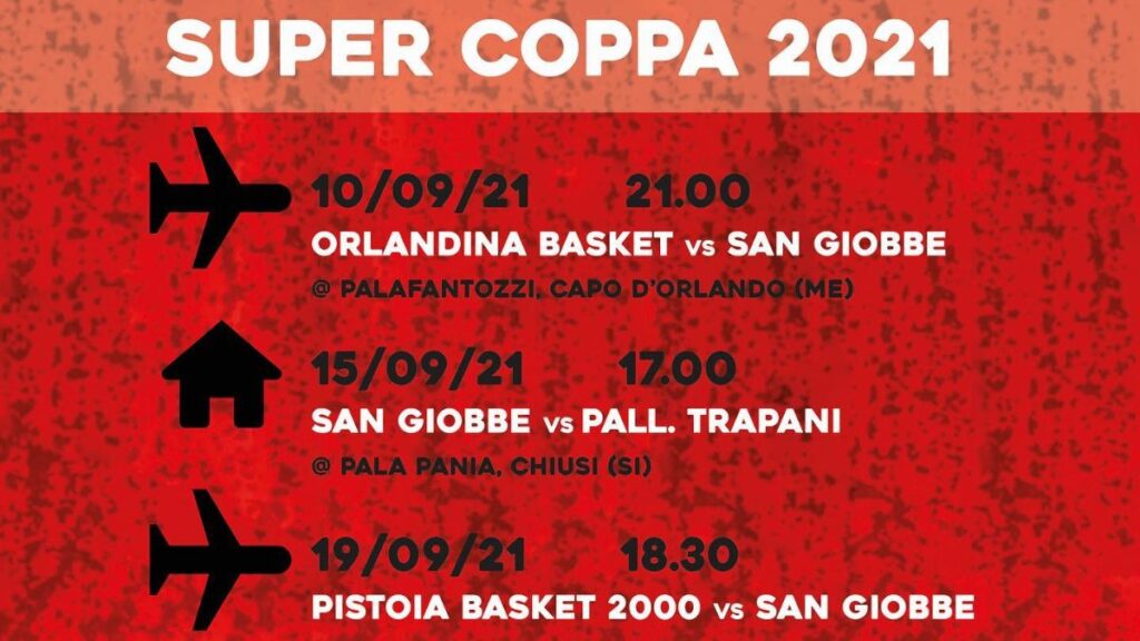 San Giobbe Chiusi, ufficiale il calendario della Supercoppa di A2