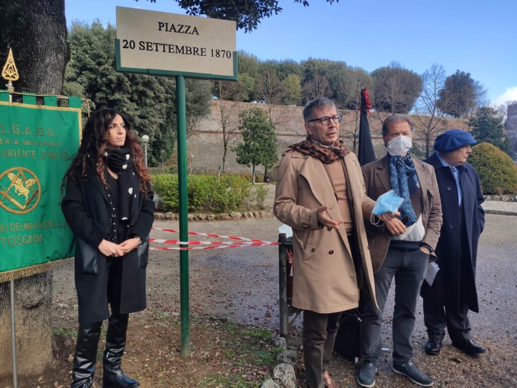 Siena, inaugurata piazza 20 settembre 1870