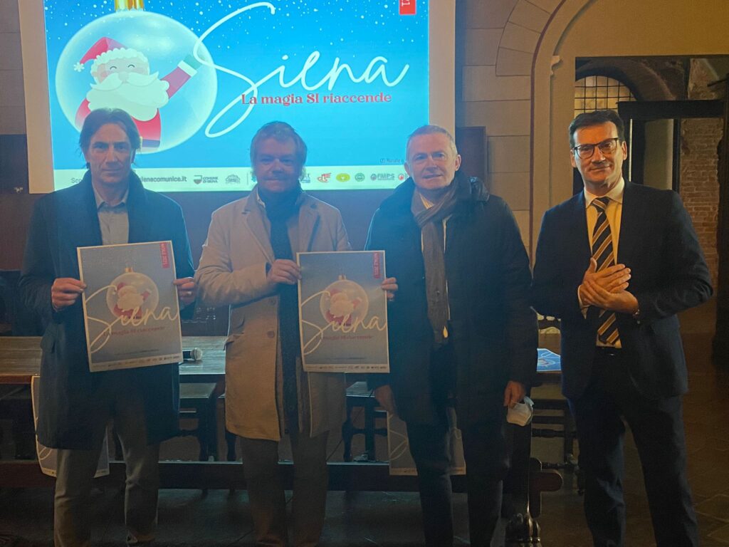 Natale a Siena, si illuminano le Feste: presentato il cartellone degli appuntamenti