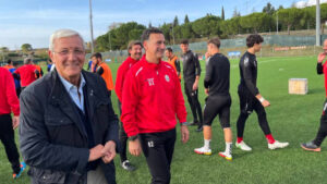 Acn Siena, Marcello Lippi in visita alla squadra