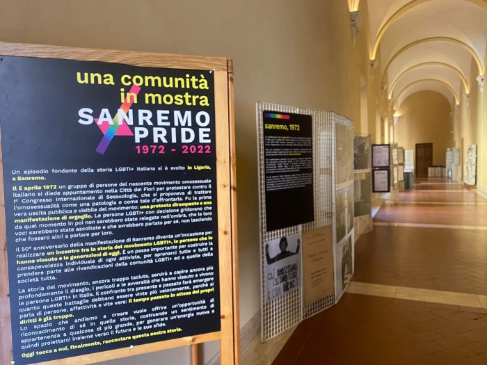 La mostra per i 50 anni del movimento Lgbti + italiano all'Università di Siena