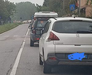 Traffico in tilt sulla Cassia per i lavori a Isola d'Arbia