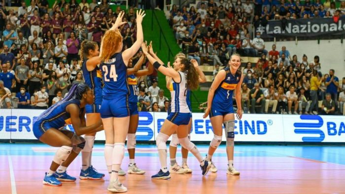 Siena saluta l'Italvolley con una vittoria 3-1 contro la Bulgaria