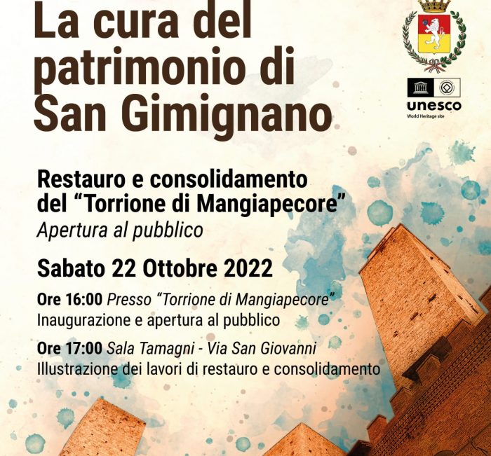 San Gimignano, nuova vita per il Torrione di Mangiapecore