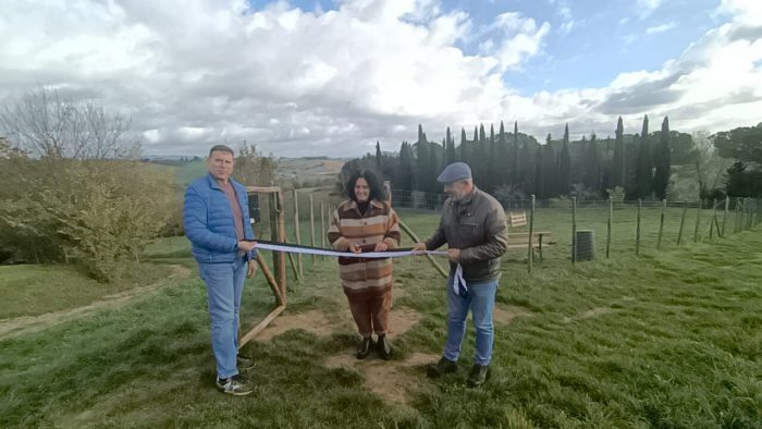 Siena: inaugurata la nuova area cani in via Madonna del Consiglio alla Coroncina