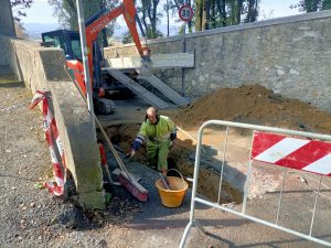 Siena: danneggiato tubo di gas durante lavori in via Milanesi