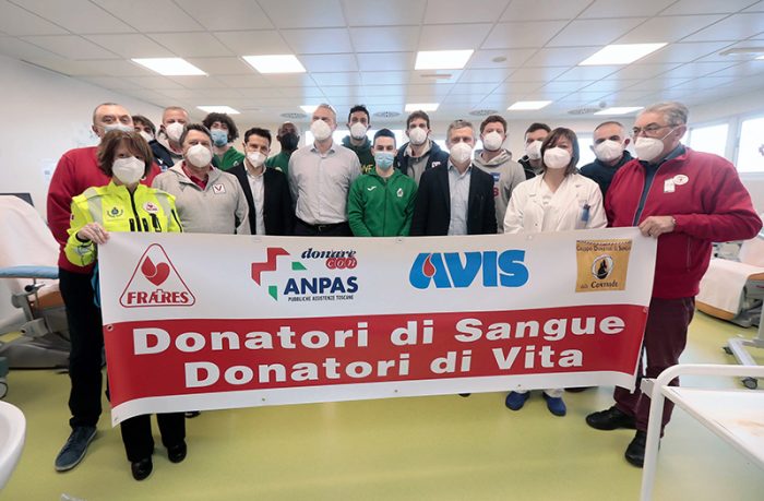 Mens Sana, Virtus, Costone, Emma Villas: lo "Sport fa rete” con una donazione di sangue collettiva