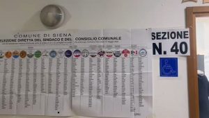 Elezioni amministrative Siena 2023: affluenza finale del 63,81%