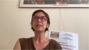 Carenza personale Ata scuole, presidio di protesta Flc Cgil Toscana: presente anche una delegazione senese.