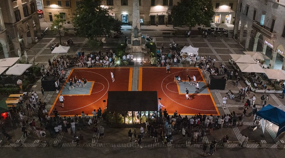 Basket Battle a Colle di Val d'Elsa, Piazza Arnolfo diventa una grande arena