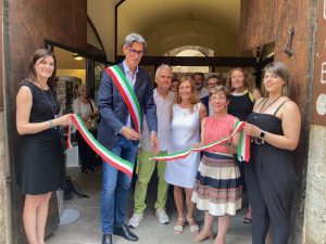 Montepulciano: futurismo, taglio del nastro della mostra al Museo Civico Pinacoteca Crociani