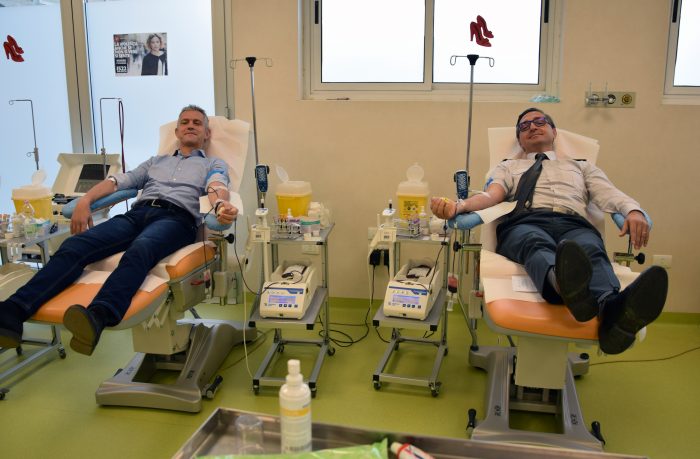 Scotte, nuova donazione di sangue di gruppo della Guardia di Finanza di Siena