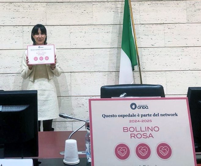 Medicina di genere e prevenzione patologie femminile, Fondazione Onda conferma i tre bollini rosa all'ospedale le Scotte di Siena