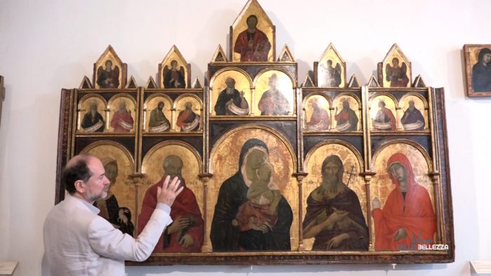 La Madonna col Bambino e i Santi di Duccio Boninsegna protagonista stasera di "Viaggio nella bellezza"