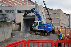 Ospedale le Scotte di Siena, aperto il cantiere del lotto Volàno e inaugurata la nuova farmacia