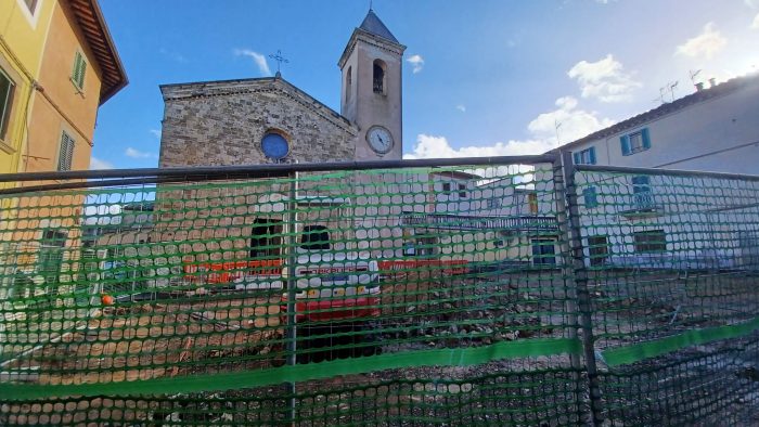 Poggibonsi, avviati i lavori per la riqualificazione di piazza Grazzini a Staggia