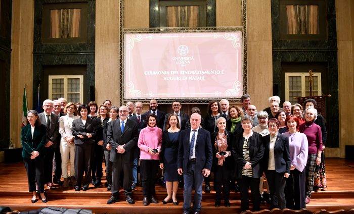 Università di Siena, il saluto al personale in quiescenza