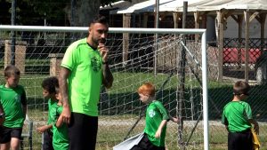 Oltre 60 bambini al Tressa Summer Camp. Testimonial il capitano del Siena Calcio Tommaso Bianchi