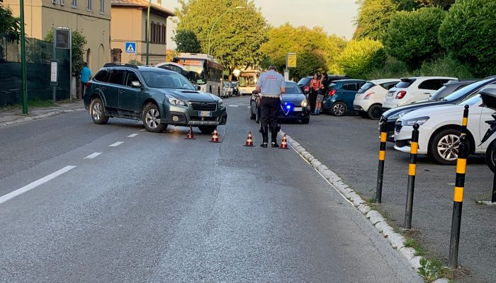 Siena: incidente in Via Don Minzoni, traffico paralizzato