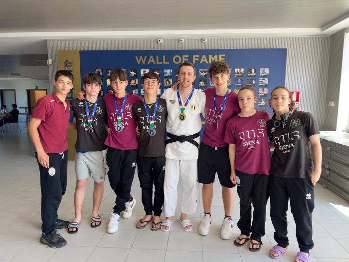 Cus Siena: un oro, 2 argenti e 2 bronzi al campionato italiano di Judo Kata 2024