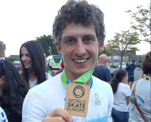 Duccio Marsili oro nella Giro Sprint ai Campionati Europei Pattinaggio Corsa