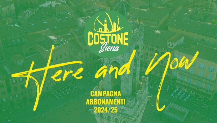 "Here and now", al via la campagna abbonamenti del Costone Siena