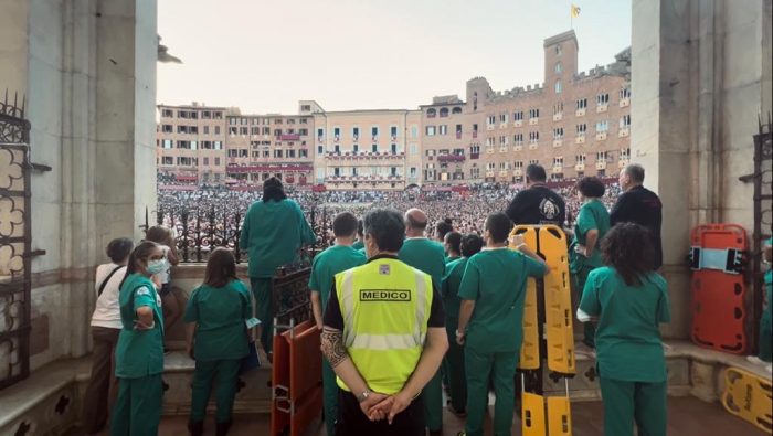 Palio di Siena 16 agosto, l’organizzazione del 118 per il soccorso sanitario