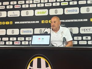 Siena Fc, mister Magrini in sala stampa: "Non semplice la gestione tra quote e sostituzioni"