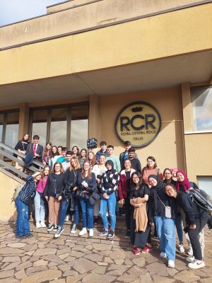 Studenti UniSi in visita alla RCR Cristalleria Italiana di Colle Val d'Elsa