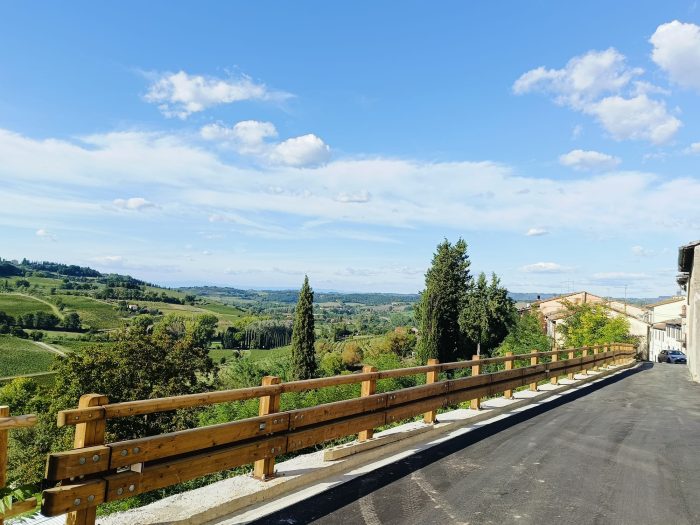 San Gimignano, conclusi i lavori di messa in sicurezza della viabilità a Borgo le Piazze