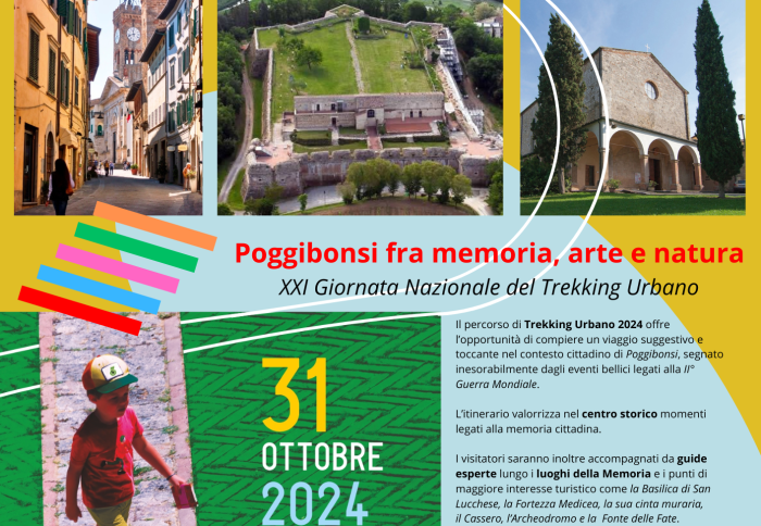 Il 31 ottobre a Poggibonsi trekking urbano fra memoria, arte e natura