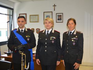 Carabinieri Forestali Siena, visita del Comandante di Regione, il Generale Cinzia Gagliardi