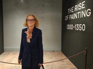 Il sindaco di Siena Nicoletta Fabio a New York ha visitato in esclusiva la mostra sul trecento senese