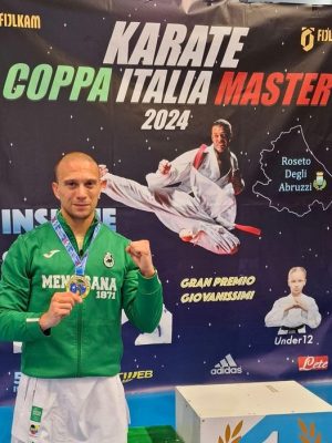 Mens Sana Karate: Federico Regoli conquista l’oro in Coppa Italia