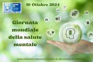 Giornata mondiale Salute mentale, le iniziative dell’Asl Tse in provincia di Siena