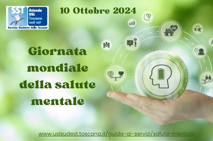 Giornata mondiale Salute mentale, le iniziative dell’Asl Tse in provincia di Siena